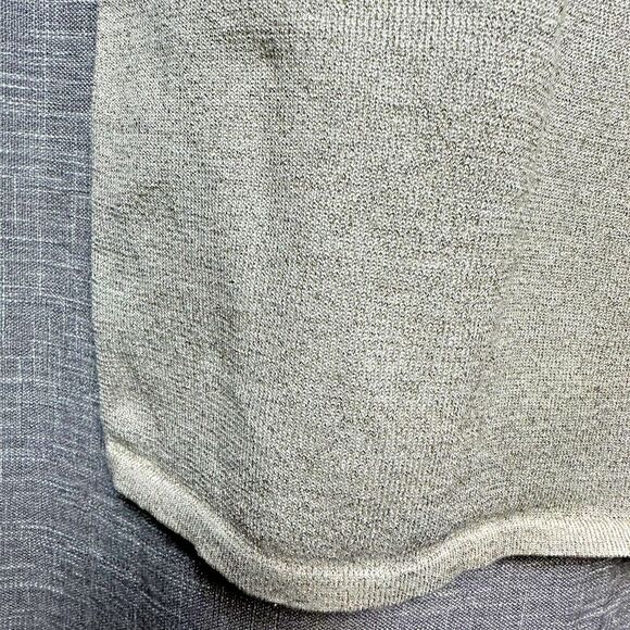2/$30 Susan Graver Sleeveless Sweater Top Womens 2X Gold Metallic Neutral Office - Picture 4 of 9